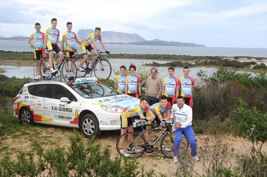Il Team Giorgi in ritiro in Sardegna