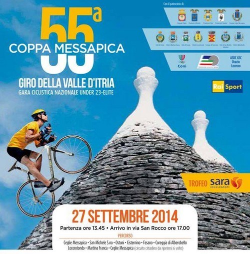 La presentazione e gli iscritti alla Coppa Messapica del 27 Settembre 